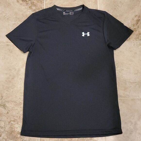 Men's Under Armour run streaker v neck t shirt - Picture 3 of 6